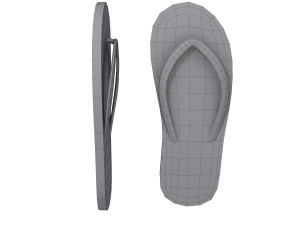 flip flop cartoon Modello 3D