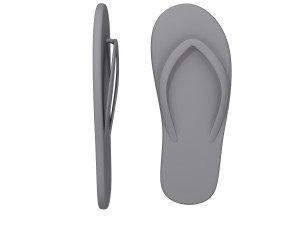 flip flop cartoon Modello 3D
