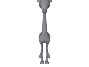 giraffe cartoon 3D Modell