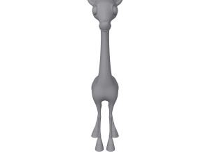giraffe cartoon 3D Modell