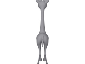 giraffe cartoon 3D Modell