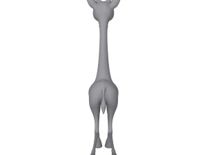 giraffe cartoon 3D Model