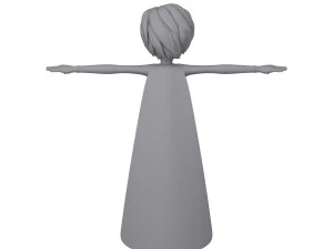 superhero boy cartoon 3D Model