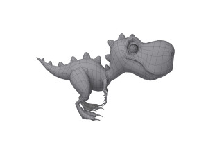 dinosaur cartoon Modello 3D