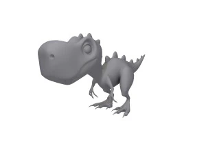 desenho de dinossauro Modelo 3D