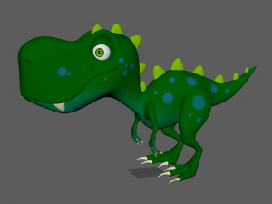 dinosaur cartoon Modello 3D