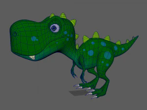 desenho de dinossauro Modelo 3D