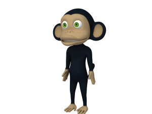 monkey cartoon 3D Model