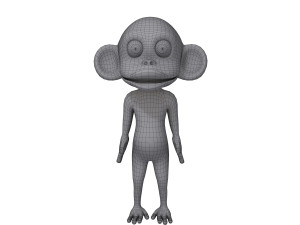 monkey cartoon 3D Model