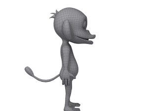 monkey cartoon 3D Model