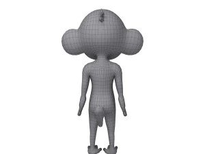 мультфільм мавпи 3D Модель