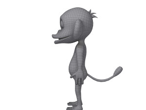 monkey cartoon 3D Model