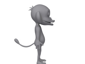 monkey cartoon 3D Model