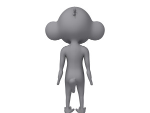 monkey cartoon 3D Model