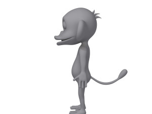 monkey cartoon 3D Model