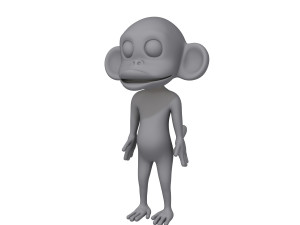 monkey cartoon 3D Model