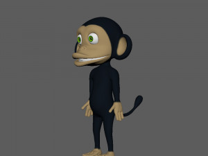 monkey cartoon 3D Model