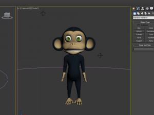 monkey cartoon 3D Model