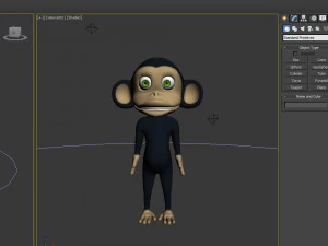 мультфільм мавпи 3D Модель