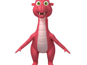 dragon cartoon 3D Model