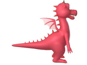 dragon cartoon 3D Model