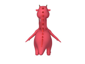 dragon cartoon Modèle 3D