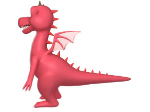 dragon cartoon 3D Model
