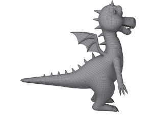 dragon cartoon Modèle 3D