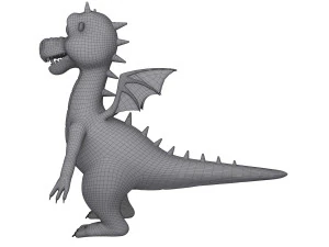 dragon cartoon 3D Model