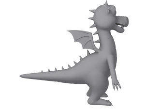 dragon cartoon 3D Model