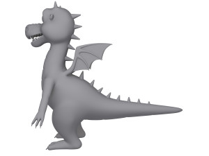 dragon cartoon Modèle 3D