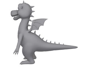 dragon cartoon 3D Model