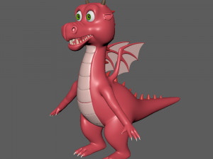 dragon cartoon Modèle 3D