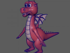 dragon cartoon Modèle 3D