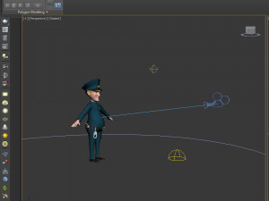 policeman cartoon 02 3D Модель