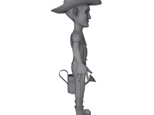 farmer cartoon 02 3D Model