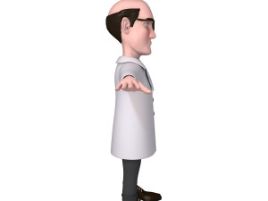 doctor cartoon 01 Modèle 3D