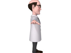 doctor cartoon 01 3D Model