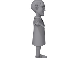 doctor cartoon 01 Modèle 3D
