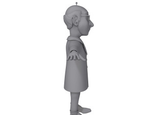 doctor cartoon 02 Modelo 3D