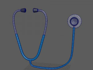 Stethoscope cartoon 3D Model