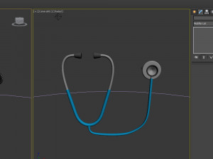 stethoscope cartoon Model 3D