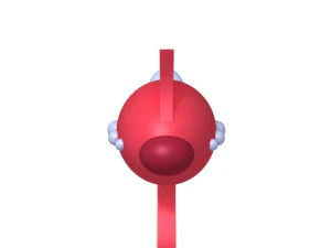 Space laser cartoon 3D Model