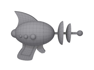 space laser cartoon 3D Модель