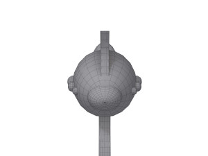 space laser cartoon 3D Модель