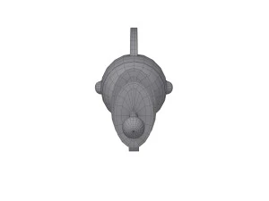 Space laser cartoon 3D Model