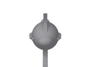 space laser cartoon 3D Модель