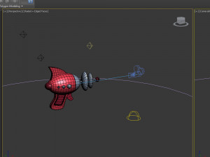 space laser cartoon 3D Модель