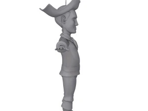 pirate cartoon 02 3D Model