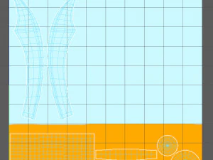 Schwertkarikatur 02 3D Modell